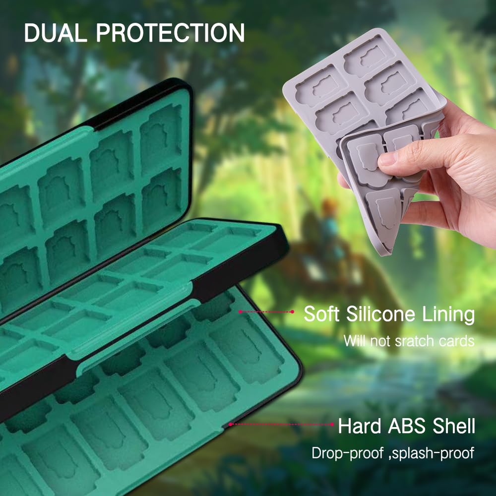 Amazon.com: PERFECTSIGHT 48 Switch Game Card Case for
